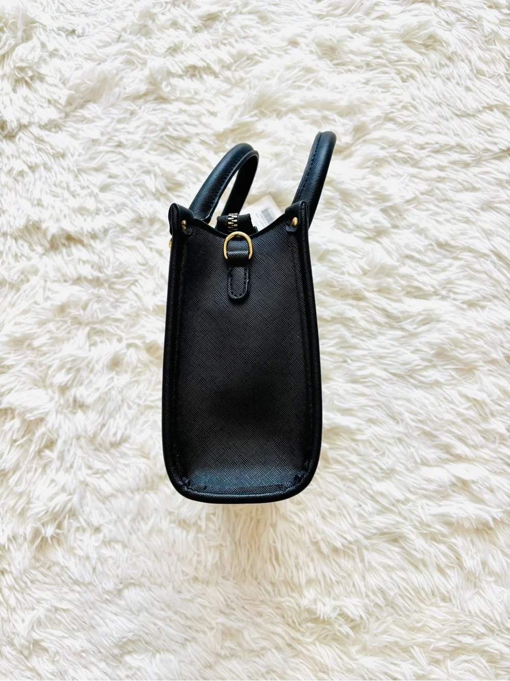 🤍New! Black Structured Crossbody Top-Handle Women's Bag